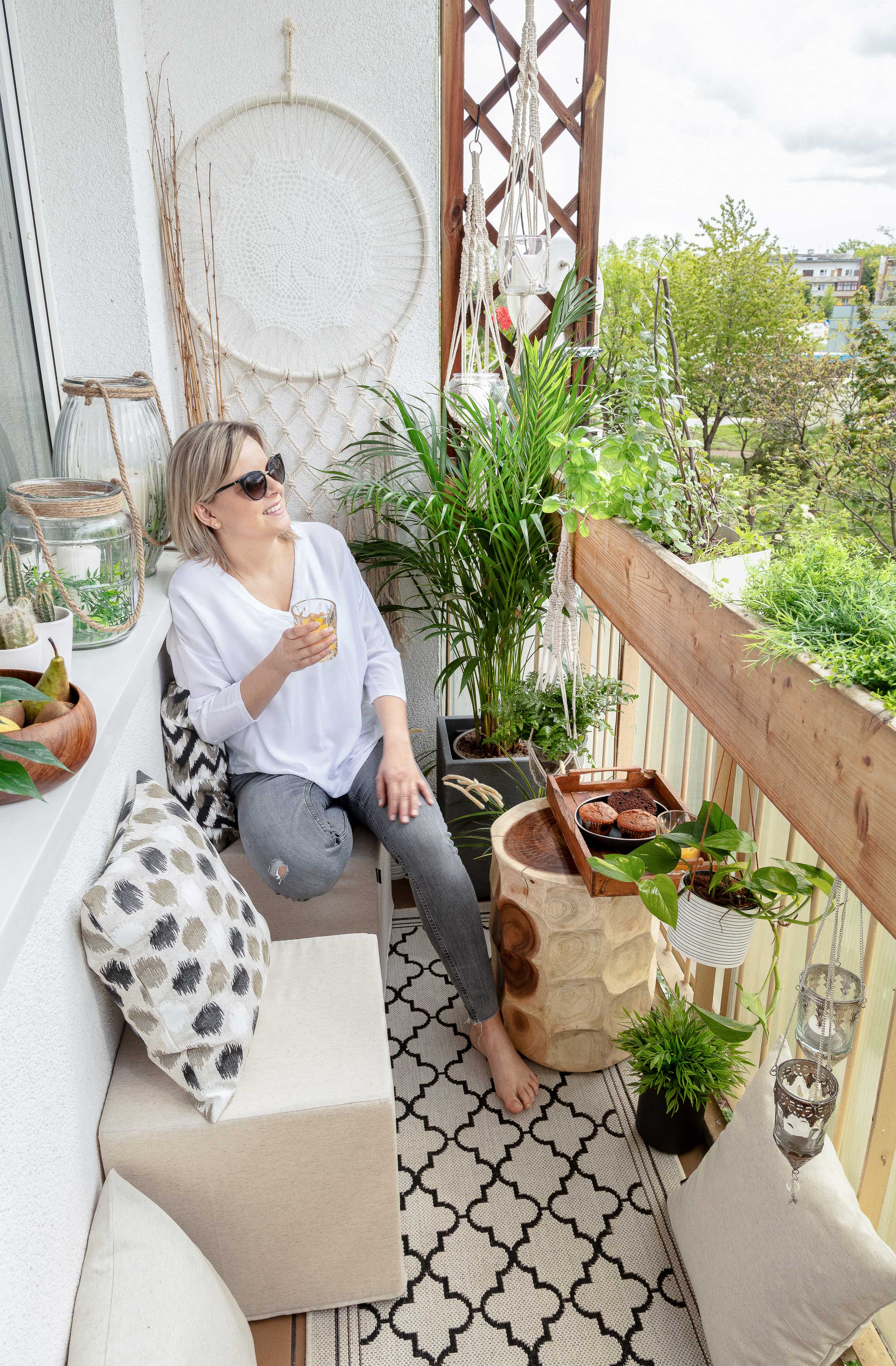 Balcony boho